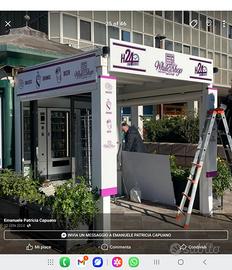 Pergolato in alluminio Bianco