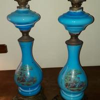 Lampada ad olio Francesi d'epoca 