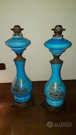 Lampada ad olio Francesi d'epoca 