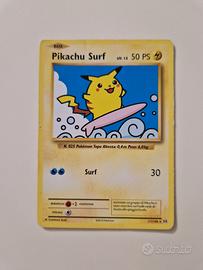 carta pokemon pikachu surf