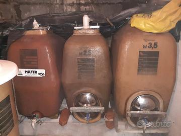 6 botti in vetroresina