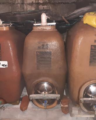 6 botti in vetroresina