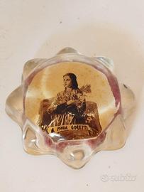 fermacarte vetro Santa Maria Goretti 