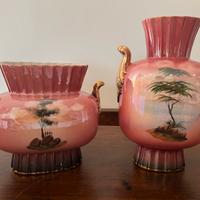 Coppia di vasi di porcellana Sicas