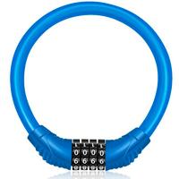 Lucchetto bicicletta combinazione 4 cifre blu