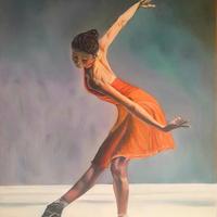 Dipinto a olio su tela 50 x 70 cm con cornice