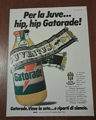 Pubblicità Gatorade Sponsor Juventus 