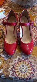scarpa rossa con tacco