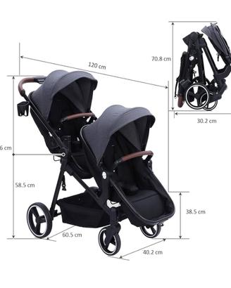 Passeggino gemellare