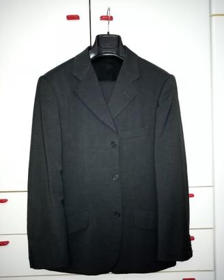 Vestito uomo grigio, tg. 48, calza regolar
