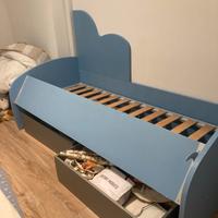 Lettino per bambini celeste