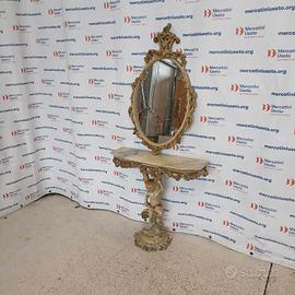 Consolle con Specchio stile Barocco Veneziano