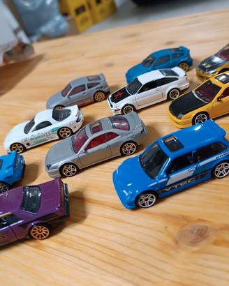 Lotto 10 Hot Wheels JDM Custom Loose