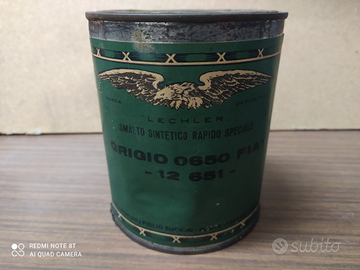 Latta vernice Fiat lechler anni 60