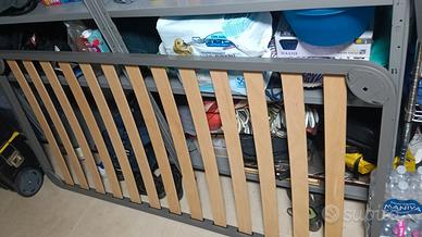 letto singolo doghe in legno come da foto