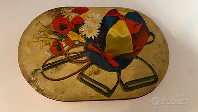 Scatola di latta vintage Alemagna