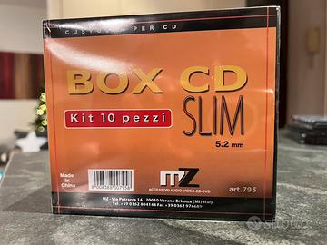 Kit 10 box slim per CD