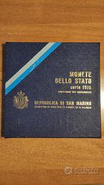 San Marino – Serie divisionale 1978 (9 monete)