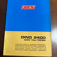 Catalogo Parti di Ricambio Fiat Dino 2400 Spider