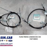 Fune Freno a Mano ds - sn Fiat Sedici