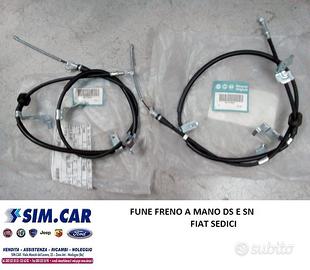 Fune Freno a Mano ds - sn Fiat Sedici