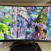 Monitor curvo gaming 240hz Philips da 27”