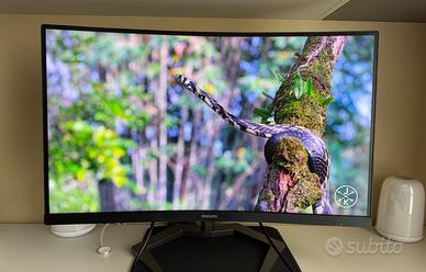 Monitor curvo gaming 240hz Philips da 27”