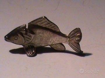 6 PESCI IN SILVER PLATED ARG.AL 1000 SEGNAPOSTO