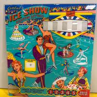 Plexiglax serigrafato vintage per flipper