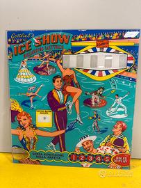 Plexiglax serigrafato vintage per flipper