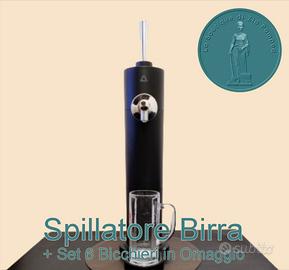 Spillatore Birra + Set 6 Bicchieri 