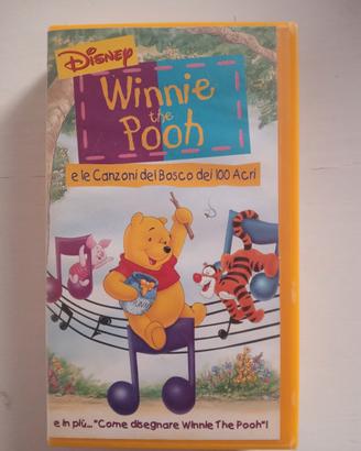 Vhs Winnie The Pooh e le Canzoni Del Bosco