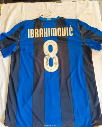 Maglia gara Inter 2007/08 Ibrahimovic autografata