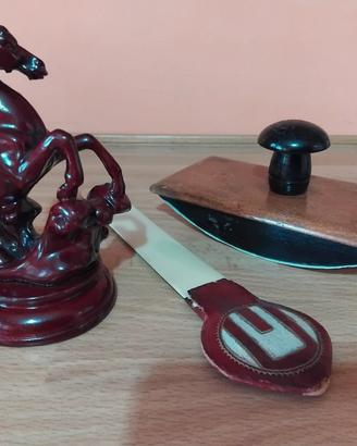 set collezionismo da scrivania vintage 