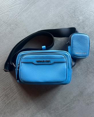 Camera bag Hudson Michael Kors azzurra