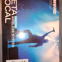 Microfono Shure Beta 58A e GLXD4 Digital Wireles