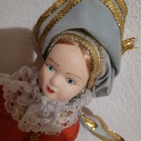 bambola russa in porcellana fredda 