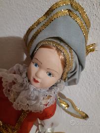 bambola russa in porcellana fredda 
