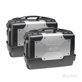 Set valigie Kappa KGR33PACK2 Garda 33 lt alluminio