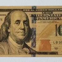 100 Dollari USA "Laminata Oro" - Benjamin Franklin