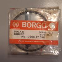 Set fasce elastiche Ø 76,4 mm BORGO per Ducati 350