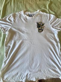 T-shirt bianca taglia L Ed Hardy