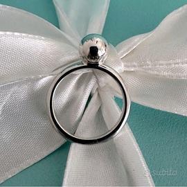 Tiffany & Co 8mm Hardwear Ball Anello Argento Ster