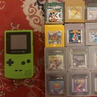 Game boy Color verde + giochi annessi 