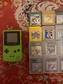 Game boy Color verde + giochi annessi 