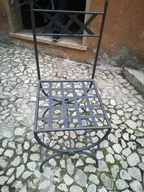 Sedie in ferro