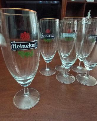 set 6 calici Heineken 