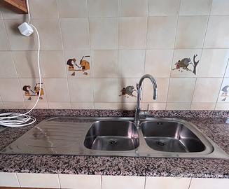 Lavandino in acciaio inox