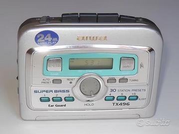 Walkman Aiwa TX496 Autoreverse con Radio digitale