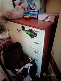 cassettiera 6 cassetti